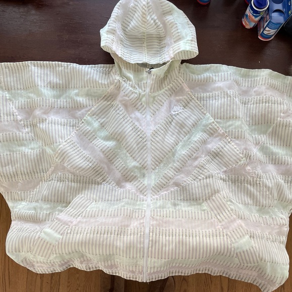 Nike light jacket oversized unique pattern and fabric weave women’s XL - Picture 11 of 11